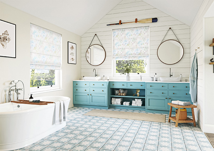 Nevada, Blue - Roman Blind - Image 6